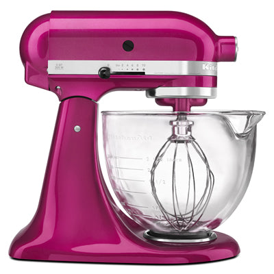 KitchenAid KSM150AGBRI Architect 5-Quart Stand Mixer, Raspberry