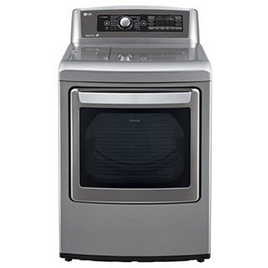 LG DLEX5680V 7.3 cu. ft. Electric Dryer with Steam, Silver