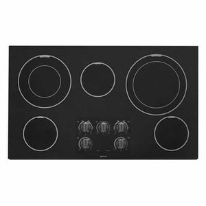 Maytag MEC9536BB 36-inch Built-In Electric Cooktop, Black