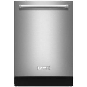 KitchenAid KDTE254ESS, Stainless Steel (Dishwashers - Top Controls)