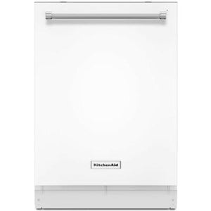 KitchenAid KDTE104EWH 24-inch Built-In Dishwasher, White