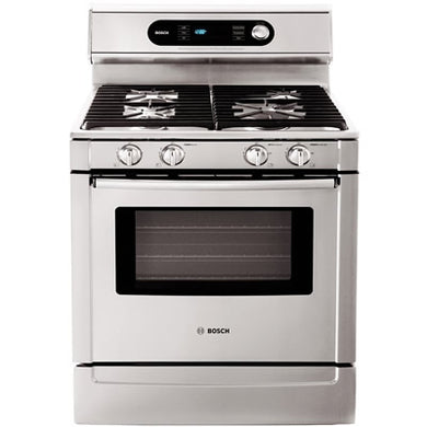 Bosch HGS7282UC 30-inch Freestanding Gas Range, Stainless Steel