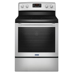 Maytag YMER8650FZ 30-inch Freestanding Electric Range, Stainless Steel