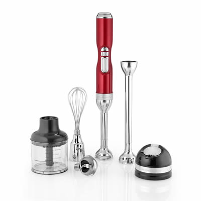 KitchenAid KHB3581CASP, Red (Blenders - Immersion)