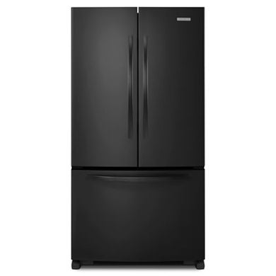 KitchenAid KBFS25EWBL, Black (Refrigerators - French 3-Door)